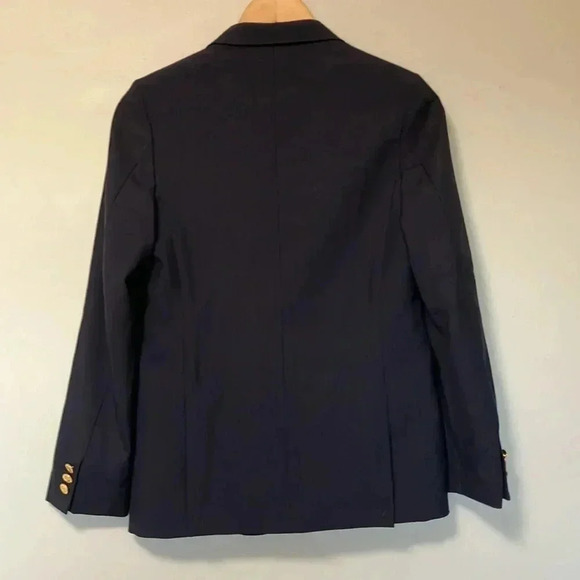 NWT Vineyard Vines 100% virgin wool navy gold  buttons blazer - Picture 9 of 10